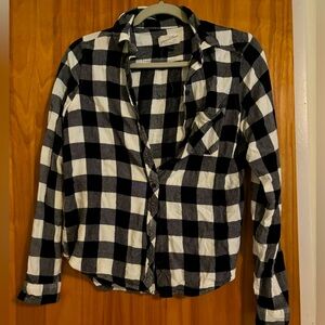 Plaid Button Up Long Sleeve